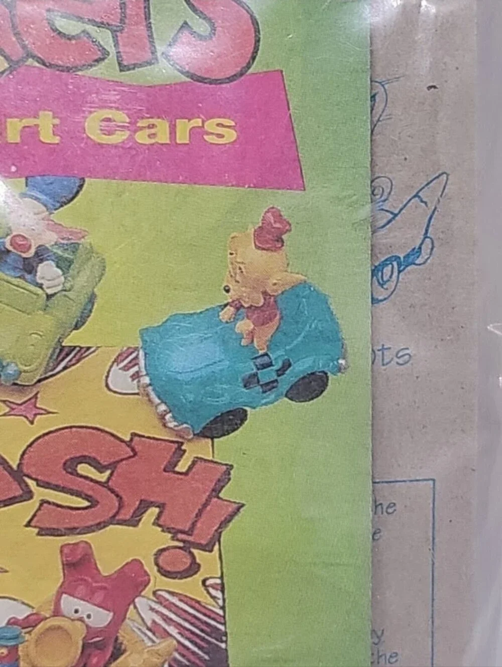 Jitters Bonkers Crash-Apart Cars Burger King Kids Club 1993 - NEW